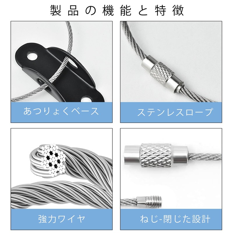 Coollooda Fall Prevention Hardware [4 Pieces] Earthquake Prevention Tool, Anti-Earthquake