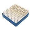 Niupika 100pcs Wool Felt Polishing Wheel Mounted Cone Polishing Grinding