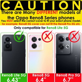 TECHGEAR Leather Wallet Case for Oppo Reno 8 Lite 5G, Flip Protective Case Cover with Wallet Card Holder, Stand & Wrist Strap - Rose Gold PU Leather with Magnetic Closure for Oppo Reno8 Lite 5G