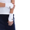 SParms Premium Sun Protection Gloves (White, Small)