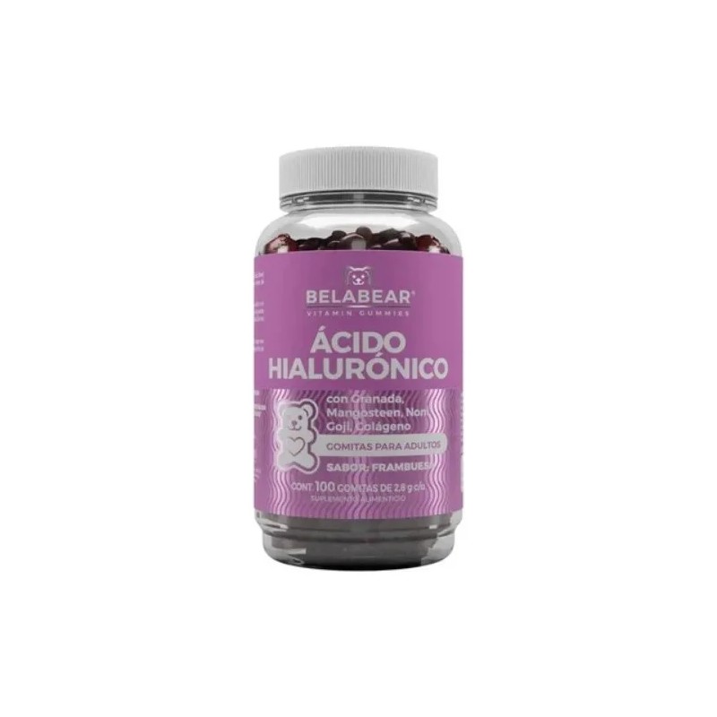 Solanum Belabear Acido Hialuronico+ Cólageno 100 Pz C/u Sabor Fruit