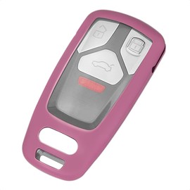 TANGSEN Funda para Llave Inteligente de TPU para Compatible con A4L A5 Q5L Q7 S4 TT 3 4 Botones con Entrada sin Llave y Accesorios para Mando a Distancia