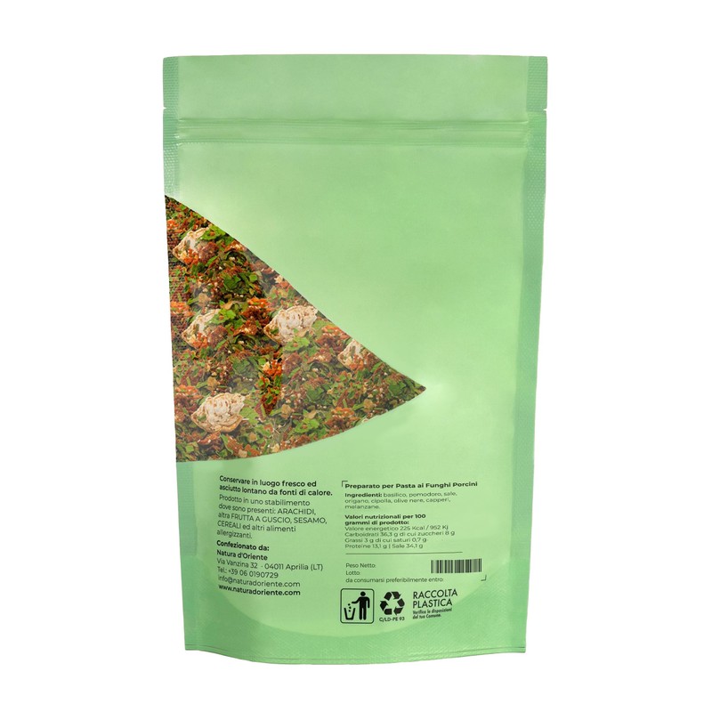 NATURA D'ORIENTE - Preparato per pasta Funghi Porcini 250g |
