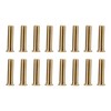 500Pcs Hollow Rivet Brass Decorative Through Hole Excellent Corrosion Resistance