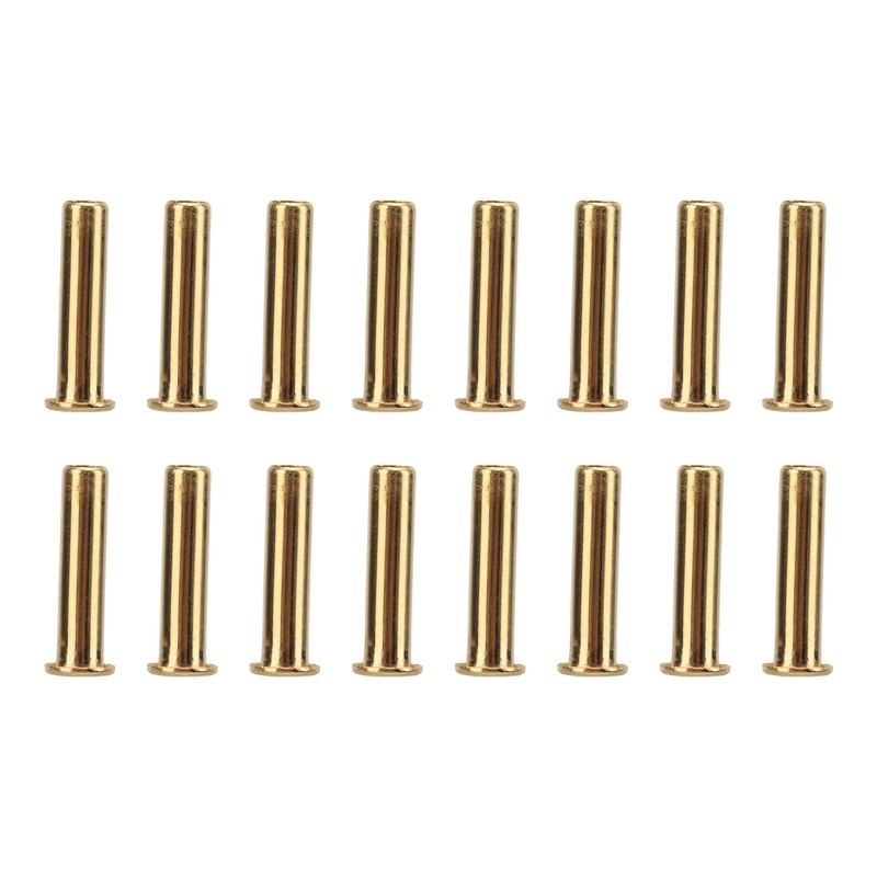 500Pcs Hollow Rivet Brass Decorative Through Hole Excellent Corrosion Resistance