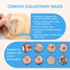 Heagimed 20 PCS Colostomy Bags, Two Piece Drainable Convex Ostomy