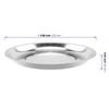 KOHAND 20 Pack 10 Inch Stainless Steel Dinner Plates, Round