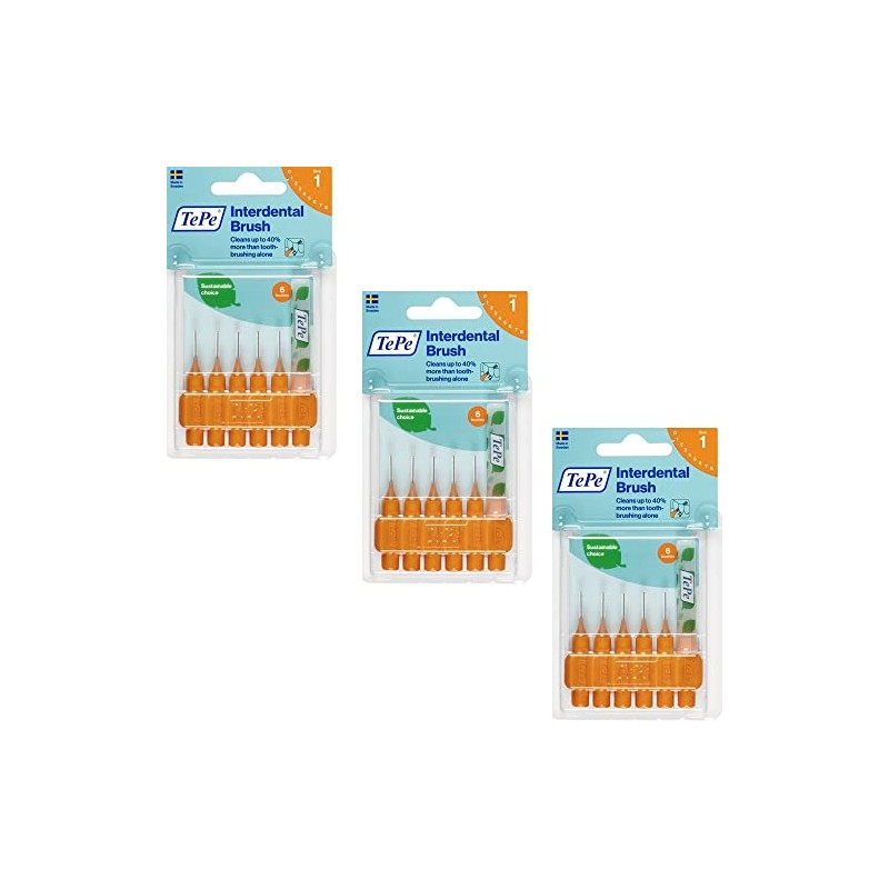 TePe D-A-CH GmbH 3 x 6 Interdental Brush Size 1