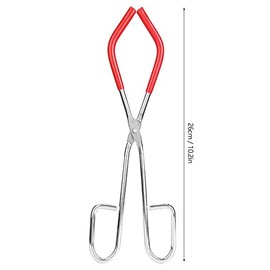 Stainless Beaker Clip, Laboratory Cup Beaker Clip, Pliers Tool, for Chemical Teaching Instrument, Length 26cm / 10.2in