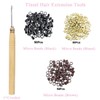 USHUIUS Hair Tinsel Kit With Tools 6Pcs 1200 Strands Tinsel