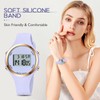 Women LED Display Elecreonic Watch Fashion Chrono Alarm Digital Clock