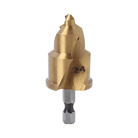 High-Speed Steel Bit, High-Speed Heavy Duty Conduit Reamer Drill Bits, Hexagon Shank Tube Expander, Plumbing Tools for Most Electric Drills