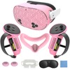 MLemonVR Silicone Cover Set for Meta/Oculus Quest 3s Accessories Includes