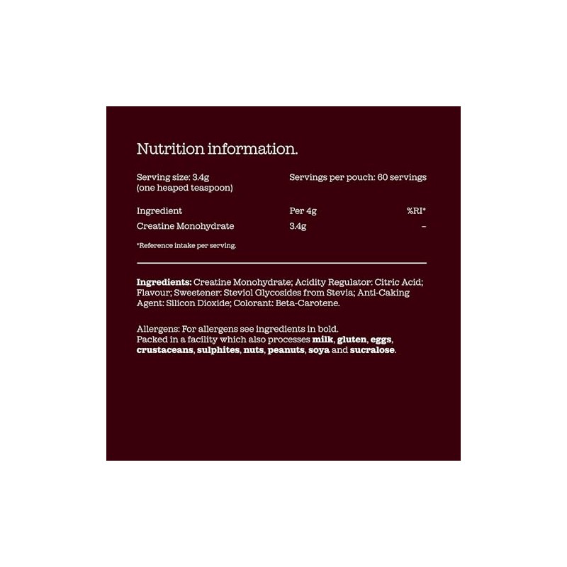Creatine Monohydrate Powder | 100% Pure Micronised Creatine Monohydrate |