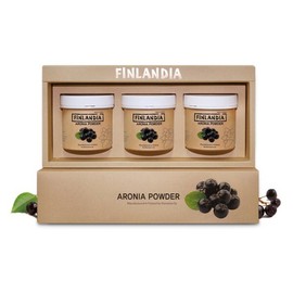Finlandia 핀란디아 아로니아 분말 파우더 50g 3통 Finlandia Aronia Powder 50g 3 Cans