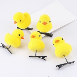 Duck hair clip, antenna pin, hair clip, hair accessory / 오리머리핀 안테나핀 집게핀 헤어 악세사리