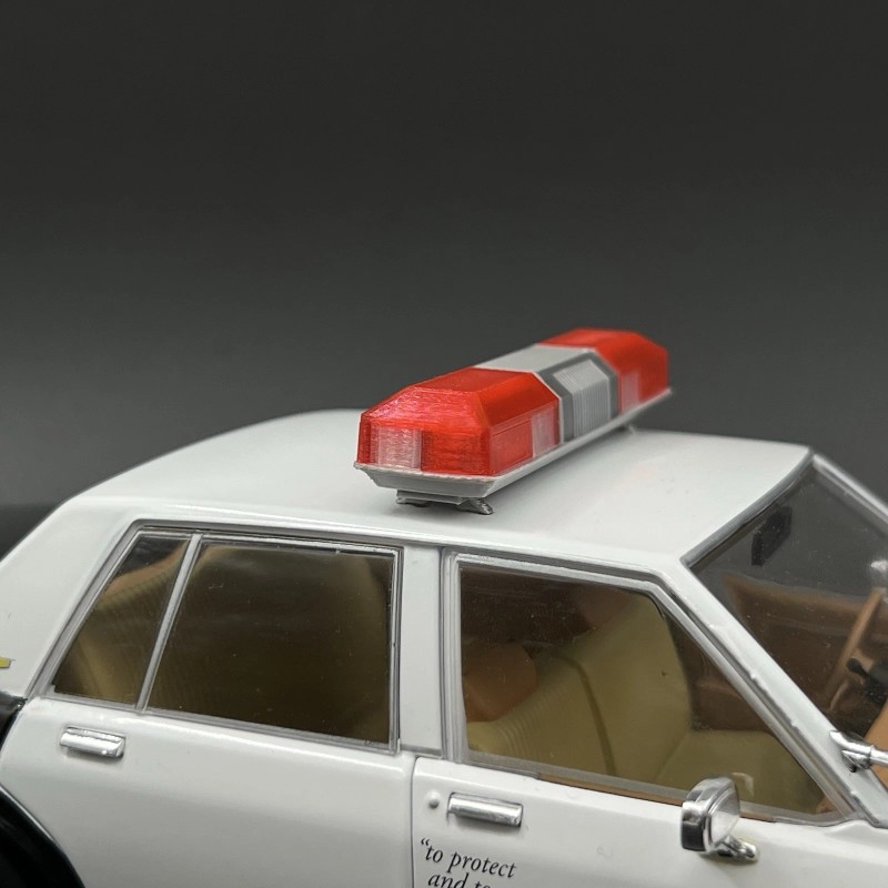 LED-Compatible Lightbar 1/18 Red Smith Wesson 8780 8880 8980 Lightbar