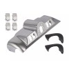Bagger Brothers Chrome Inner Fairing with Switch Cap Kit for