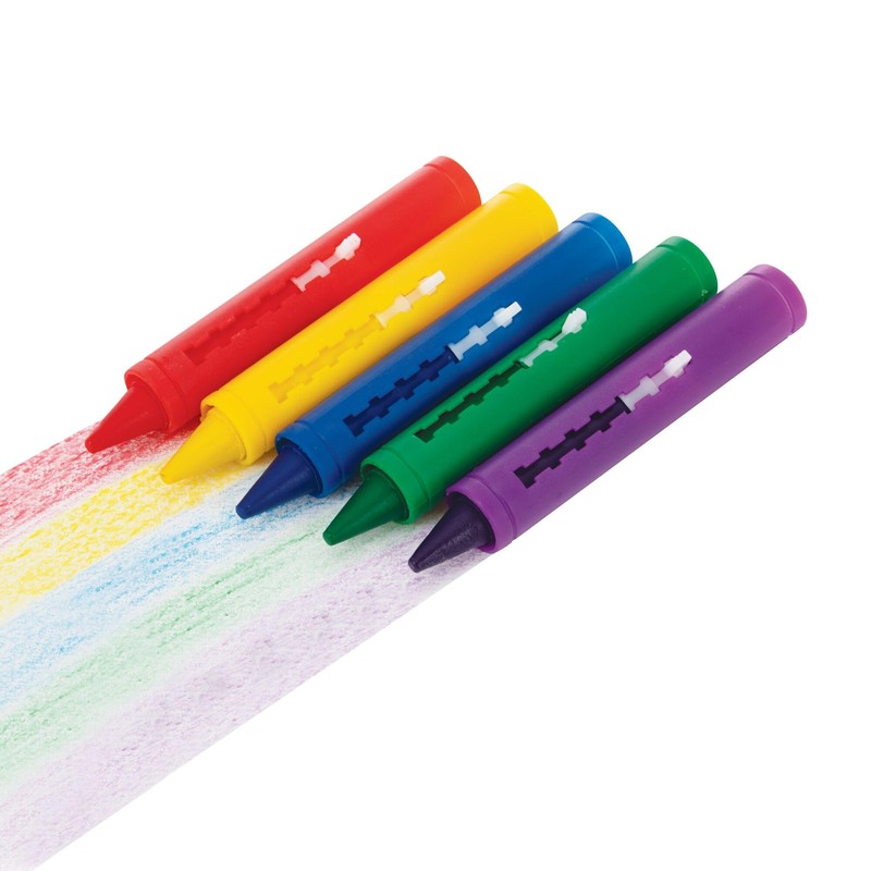 Nuby Bath Crayons - Washable & Vibrant Colors for Fun,