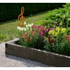 Blümelhuber Small Treble Clef Garden Stake - Rust Decorative Figure