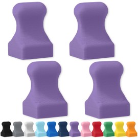 Glassboard Studio MiniPawn Magnet - Strong Neodymium Rare Earth Magnets for Fridge, Whiteboard, Locker & Magnetic Glassboards - Crafting & Office Use - Strong Fridge Magnets (Periwinkle Purple, 4)