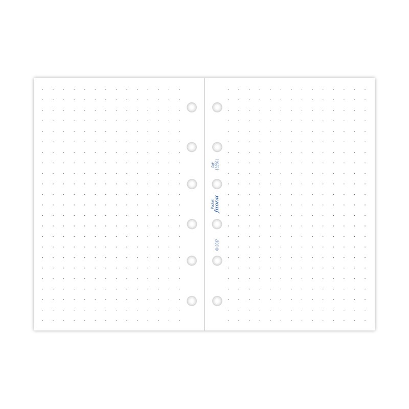 FILOFAX White Polka Dot Notepad