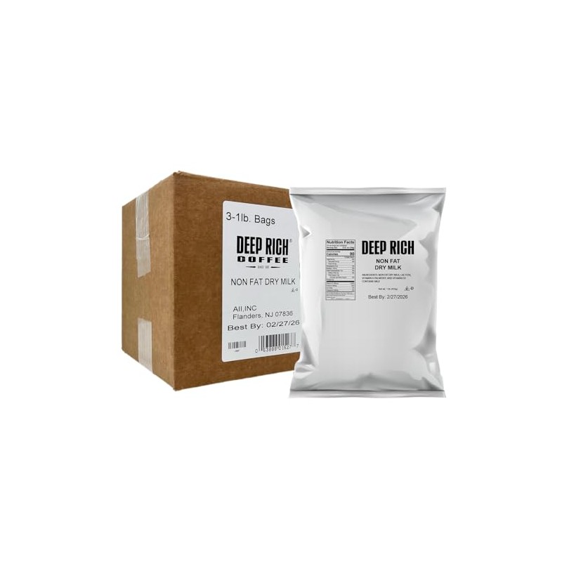 DEEP RICH 3x1 lb Nonfat Dry Milk