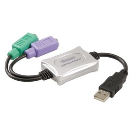 VIVANCO USB auf PS/2 Adapter, Tastatur/Maus, USB St. A-2x PS2 Kuppl.