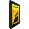 ReqiHome 4 Packs,Theatre bill Frame with Real Glass,Black Theatre Frame,Holds