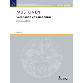 Sarabande et Tambourin: für Cembalo oder Klavier. Cembalo oder Klavier. Einzelausgabe. (Edition Schott)