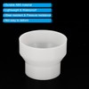 PATIKIL 4" to 3" Duct Reducer, 3 Pack ABS Ducting