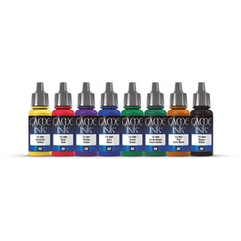 Vallejo Game Ink Paint Set (8 Color) Paint, 0.57 Fl Oz (Pack of 8),Green
