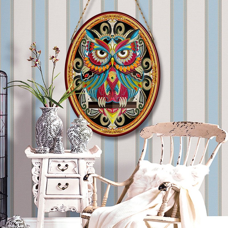 DIY Leather Diamond Painting Diamond Embroidery Crafts Home Hanging Picture