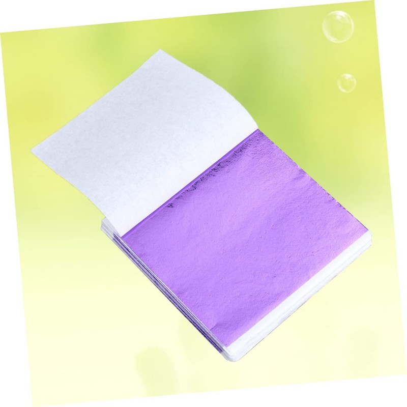 TEHAUX 3sets Gold Foil Paper Immitation Leaf Sheets Shiny Foil