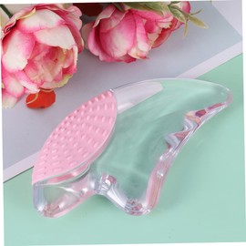 MERRYHAPY Scraping Therapy Tool Gua Sha Crystal Plate for Face Body Massage Cleansing