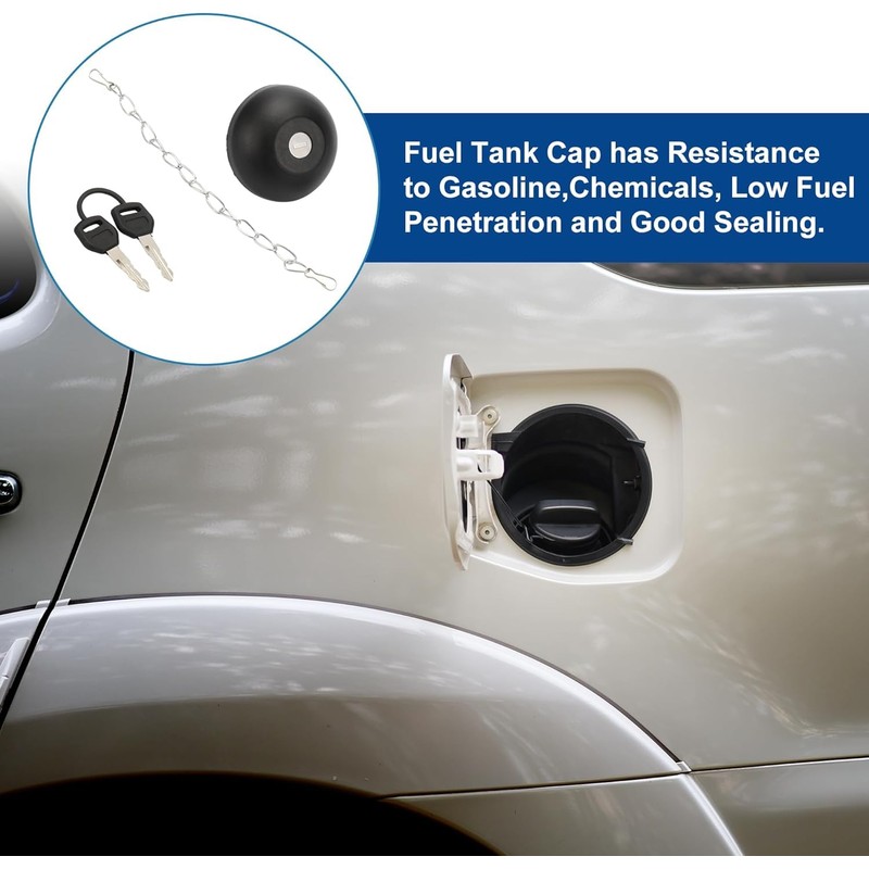 Alrens Fuel Cap with 2 Keys for Renault Master II
