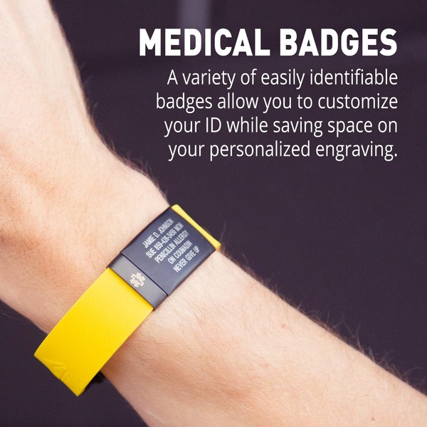 ROAD iD - Official Medical Alert Bracelet - The Wrist