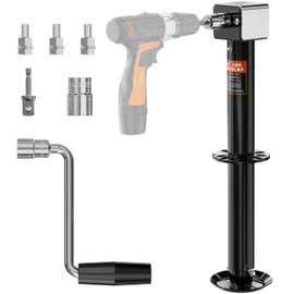YOMILINK Upgrade 5000 lbs Trailer Jack, 20-24V Cordless Drill Compatible