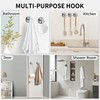4PCS 2024 New Suction Cup Hooks for Shower,Luxe Hold No-Drill