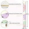 Growth Chart Wall Hanging, Portable Kids Wall Ruler Removable Height