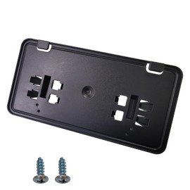 KYYET Front Bumper License Plate Frame Bracket Holder Compatible with 2018 2019 2020 Ford F150 Accessories,Replace #JL3Z-17A385-BA