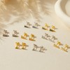 18K Gold-Plated 925 Sterling Silver Hypoallergenic Dainty Abalone Shell Triangle