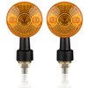 Turn Signals, Set of 4, Universal Plating, Clear, Yellow, Lens,