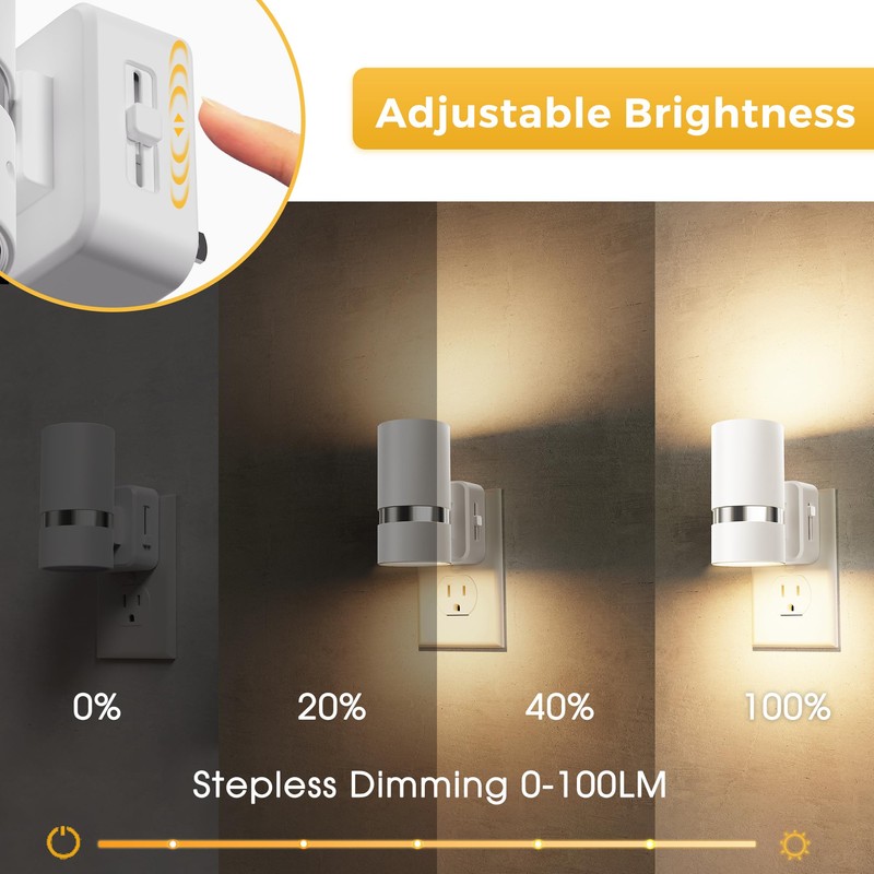 L LOHAS LED Night Lights Plug into Wall, Plug in