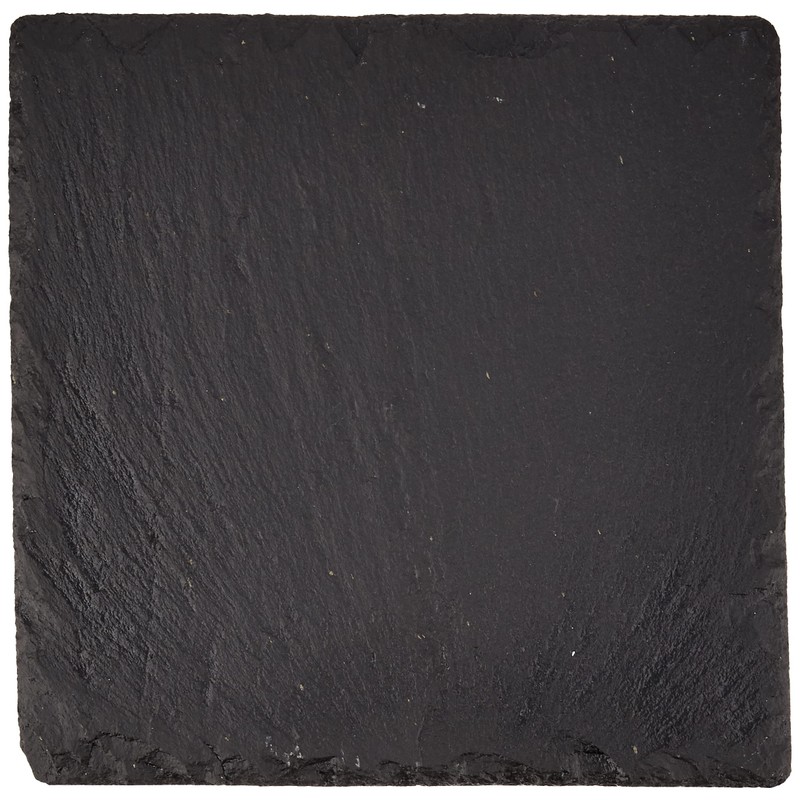 Slate Plate, 7.9 inches (20 cm), Square Plate, Natural Stone,