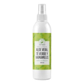 Tónico Facial De Aloe Vera, Té Verde Y Hamamelis Humecta 500 Momento De Aplicación Día/noche Tipo De Piel Seca