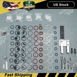 Gearzaar For 7.3L PowerStroke Injector Rebuild Kit w/vice clamp & tools & springs, 94-03