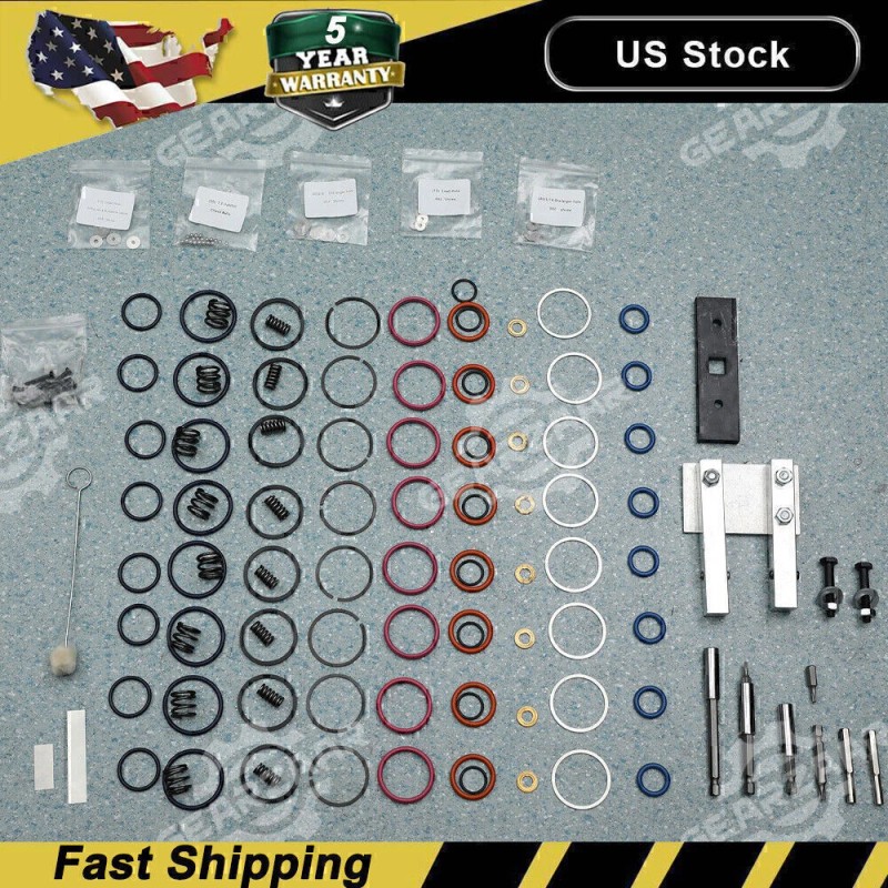 Gearzaar For 7.3L PowerStroke Injector Rebuild Kit w/vice clamp &