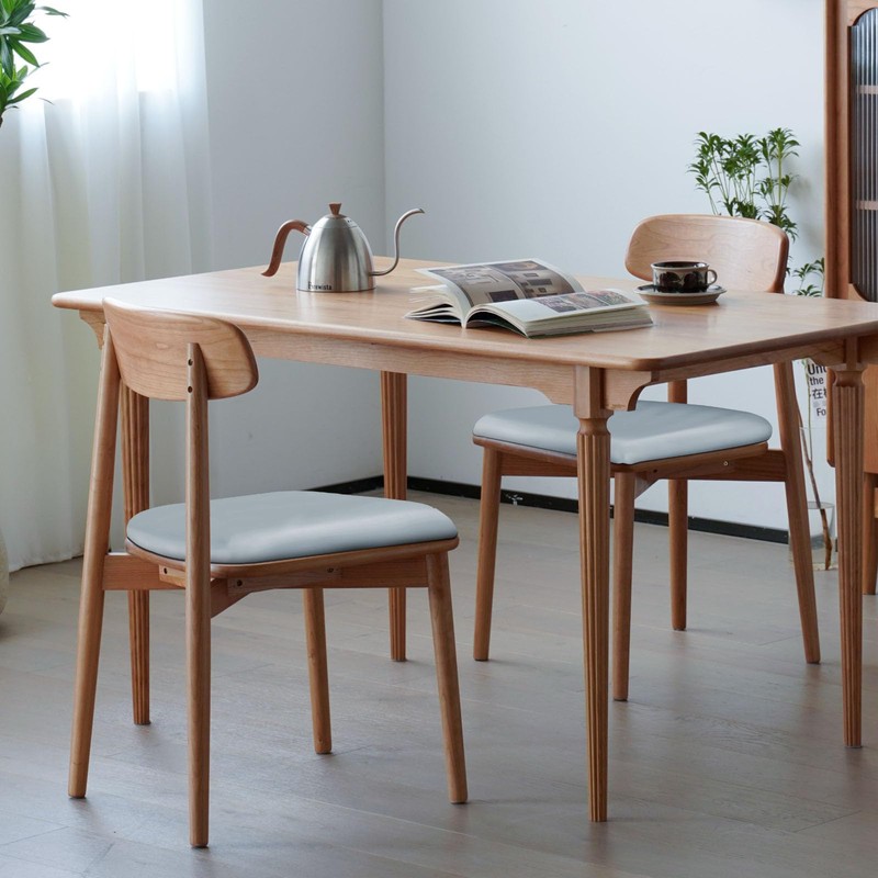 Fundas de asiento para sillas de comedor (gris, juego de