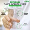 PLASTLUX 110 Pcs Clear Party Cups, 9 Ounce Clear Plastic